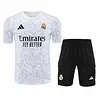 2025/2026 Real Madrid Pre-Match Training White Shirt+Shorts 1:1 Thai Quality