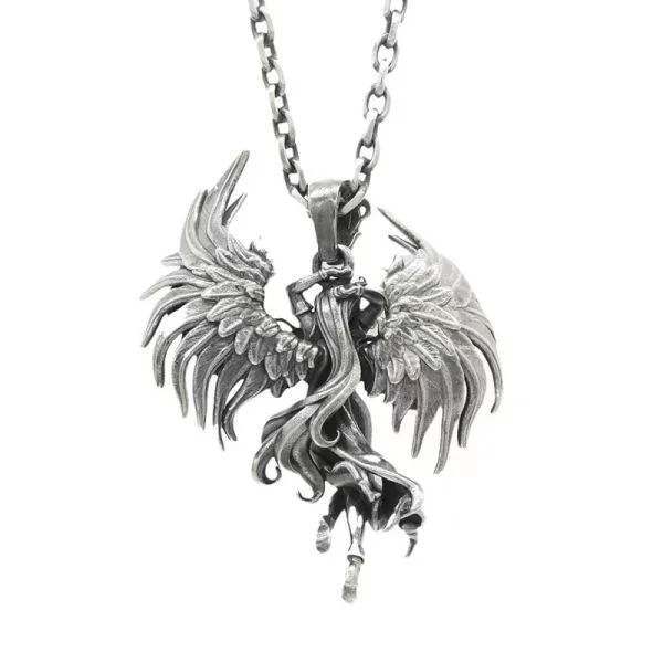 Guardian Sterling Silver Charm Necklace | T. Jazelle