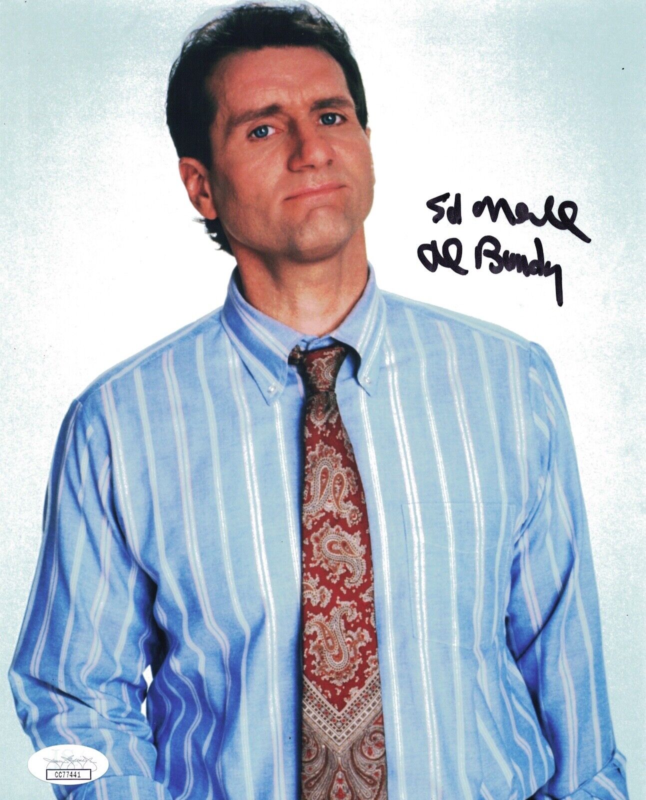 ED O'NEILL Authentic MARRIED WITH CHILDREN SIGNED 8X10 Photo Poster painting AUTOGRAPH JSA COA