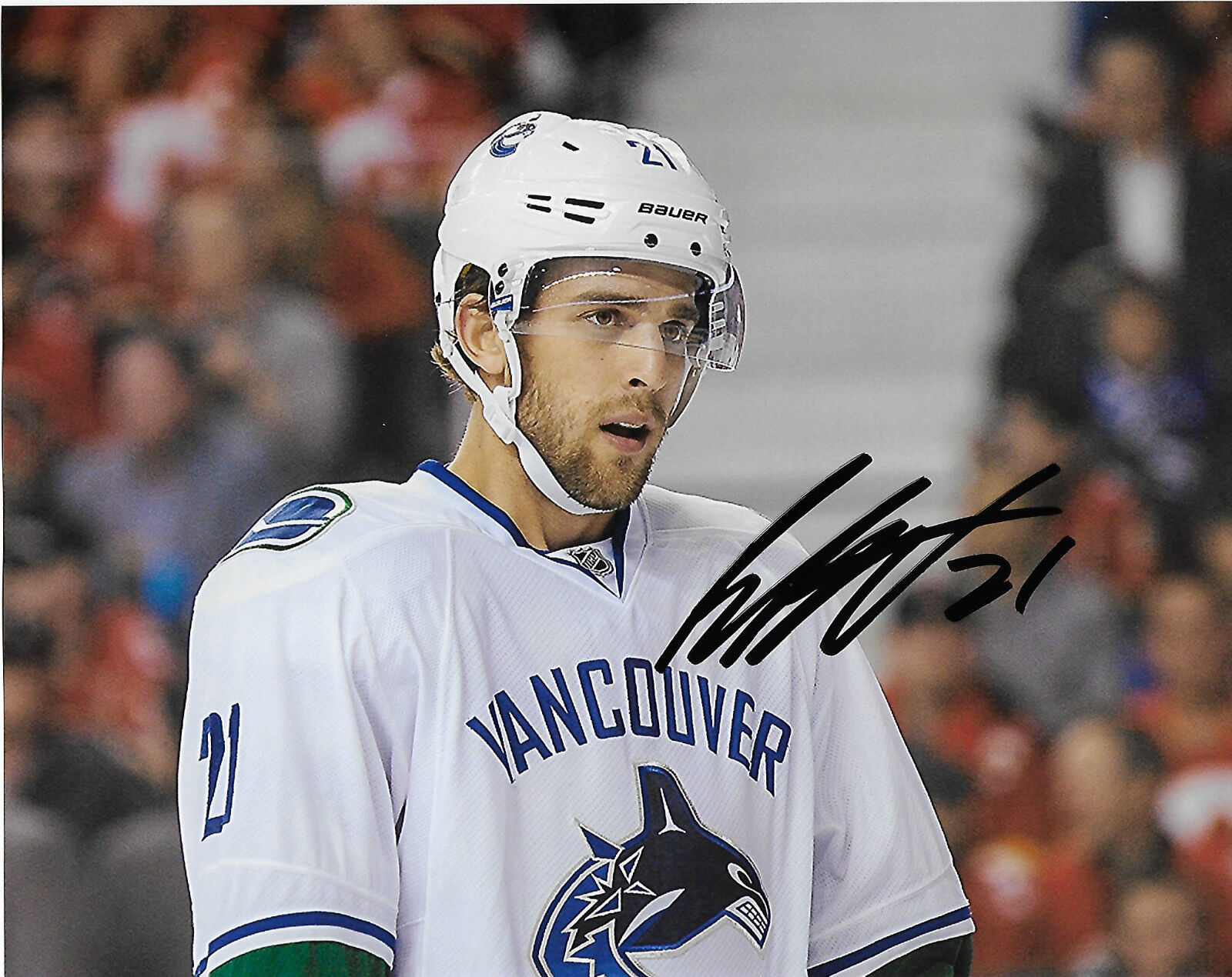 Vancouver Canucks Brandon Sutter Autographed Signed 8x10 Photo Poster painting COA F