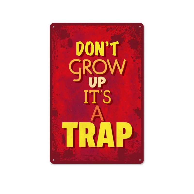 Beer Vintage Tin Painting Bar Background Wall Decoration Painting Home Frameless Iron Pendant