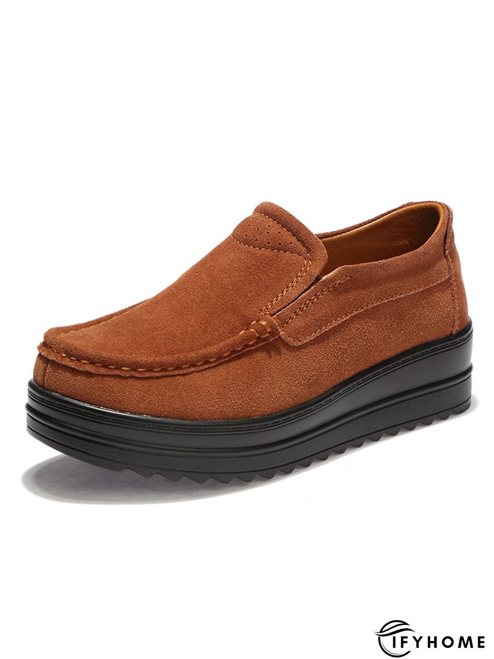 Casual Suede Non-slip Platform Shoes | IFYHOME