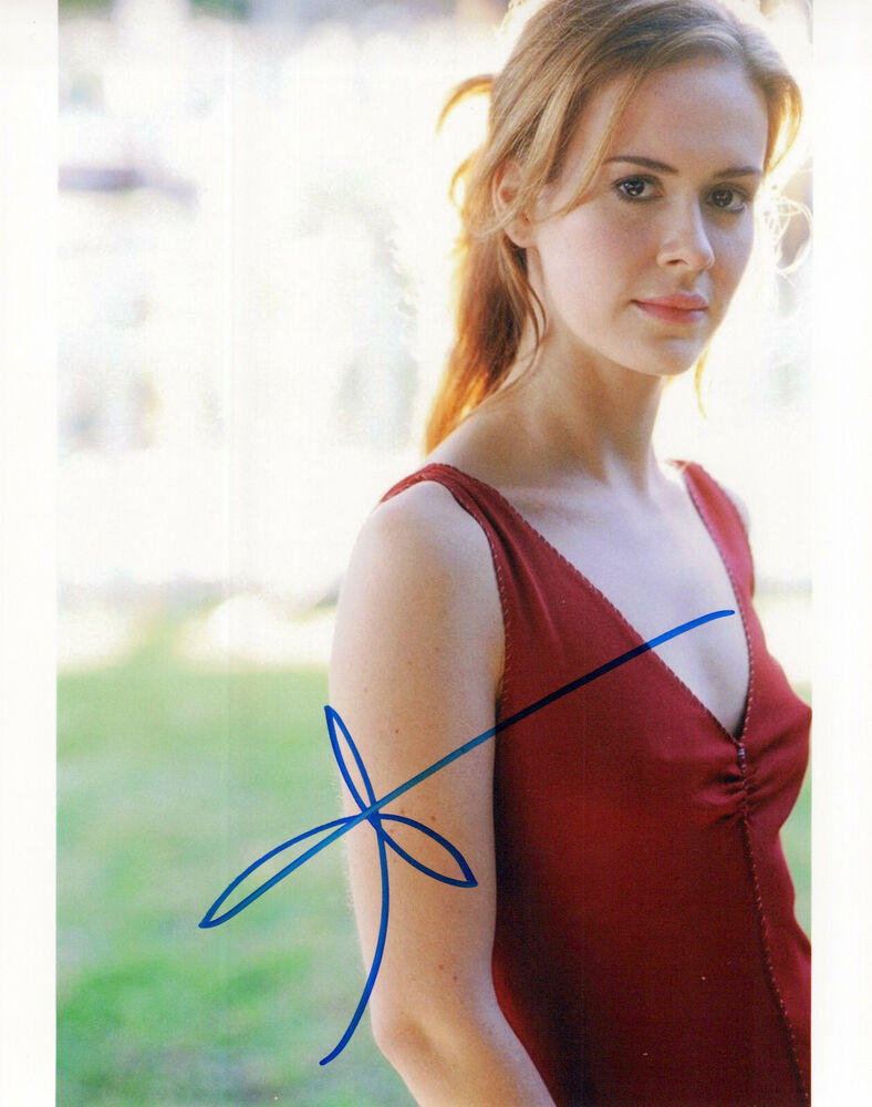 Sarah Paulson glamour shot autographed Photo Poster painting signed 8x10 #11