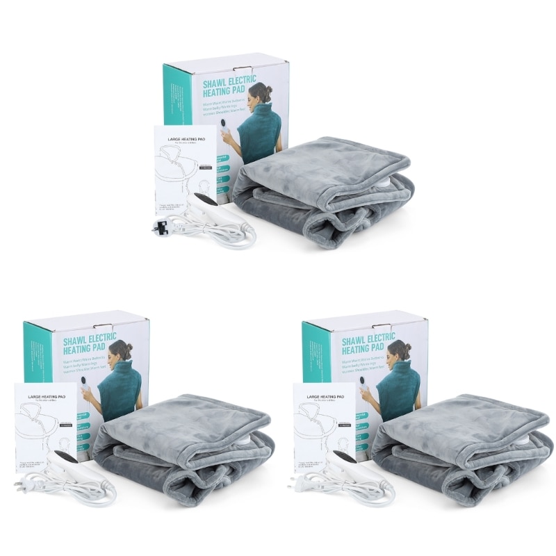 Electric-blanket-Durable Heating Cushion Pad 10-Speed Temperature Control Electric Blankets Winter Heated Shawl for Men Women the Elderly-Electric-blanket