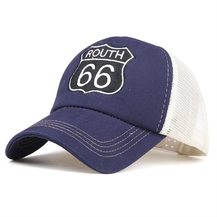 Summer Hats For Men And Women Breathable Mesh Black Baseball Caps Unisex SnapbackHip Hop Bones Solid Streetwear Hat