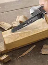 3/8 Inch Air Belt Sander 10mm Pneumatic Belt Grinder with 10 Pcs Sanding Belts