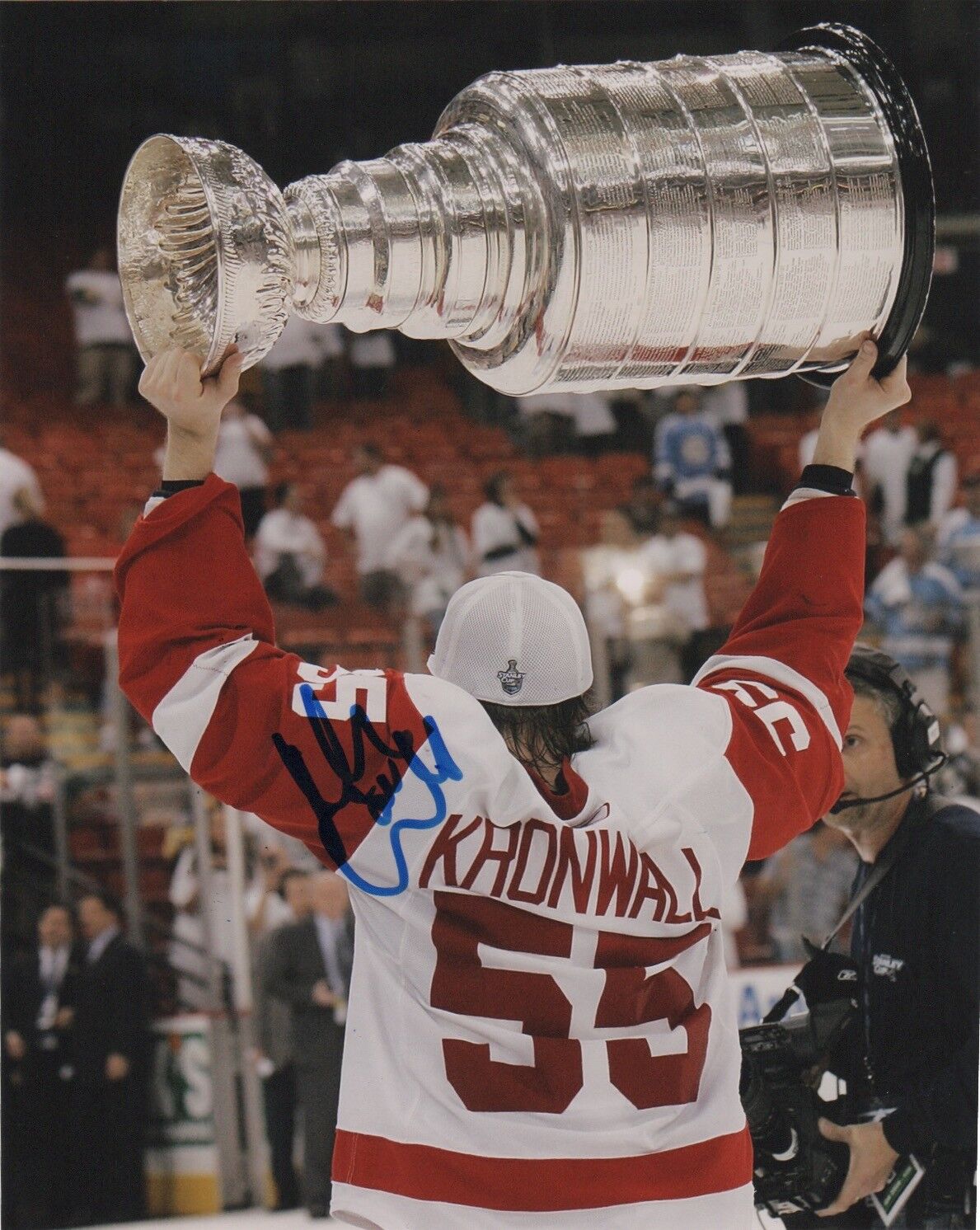 Detroit Red Wings Niklas Kronwall Signed Autographed 8x10 Photo Poster painting COA #3