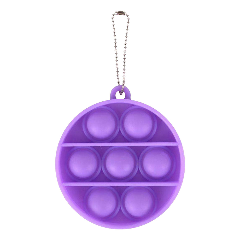 

Round Purple - Keychain Pendant, 501 Original