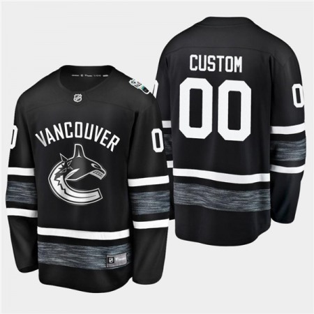 Men's  Vancouver Canucks Custom 2019 NHL All Star Black Stitched Jersey