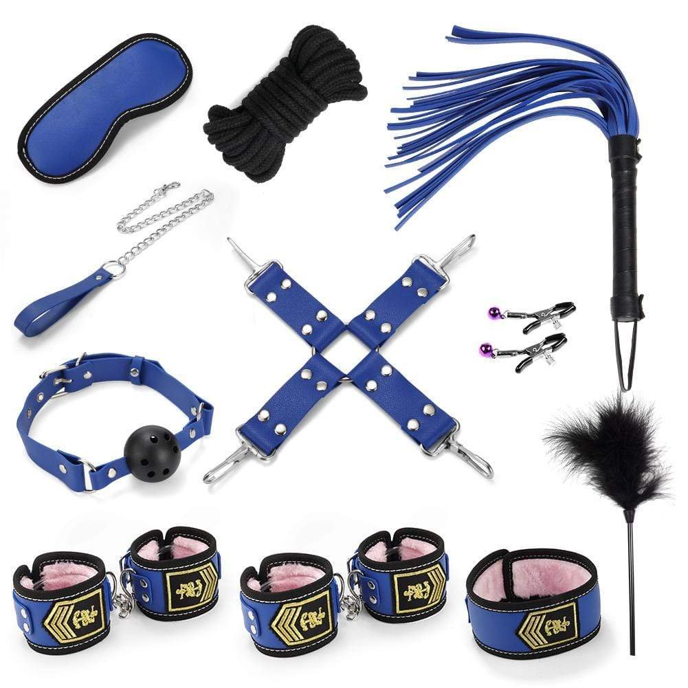11-Piece Set Bondage Kit BDSM Toy-FUNSEXDOLLS