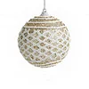 8CM Christmas's Tree Lace Rhombus Hanging Decor Ball