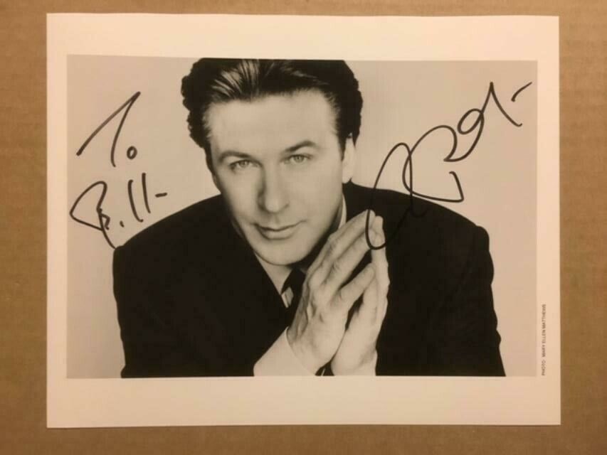 Alec Baldwin Boldly Signed 8x10 Handsome Photo Poster painting with COA