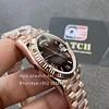Rolex Day-Date 36 m128235-0075 Rose Gold Brown Ombr&eacute; Dial Fluted Bezel (36mm) Super Clone