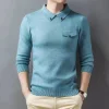 Cashmere-Blend Polo-Neck Sweater [10 Colors]