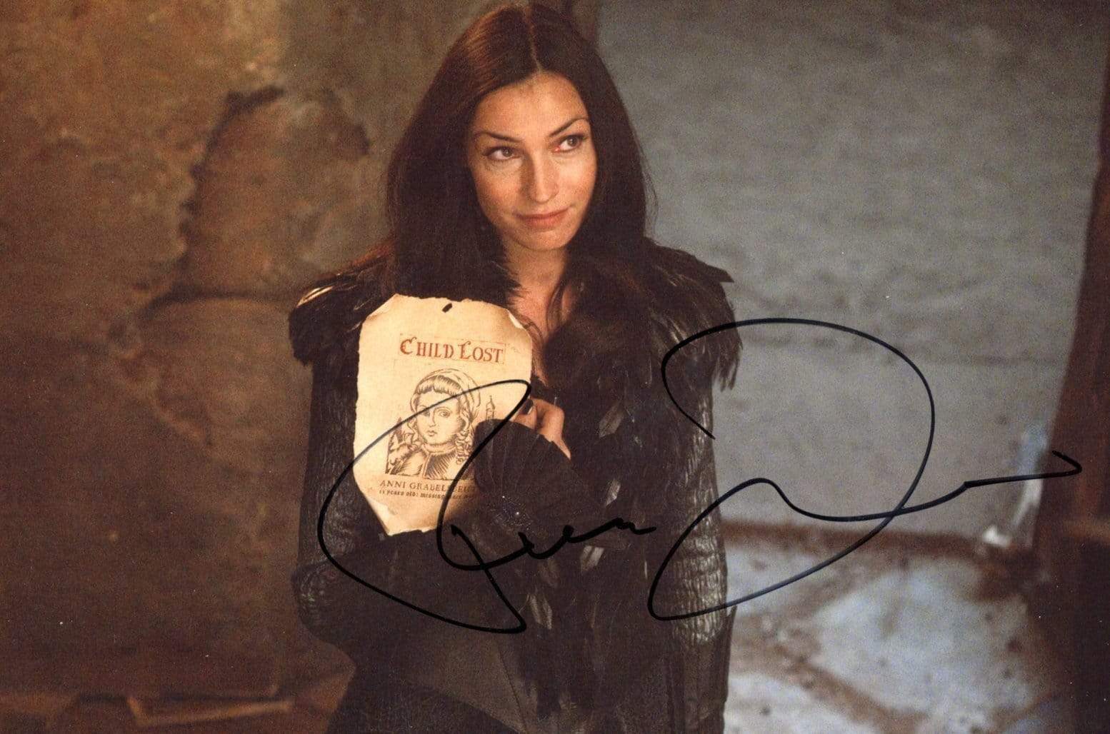 ACTRESS Famke Janssen autograph, signed Photo Poster painting