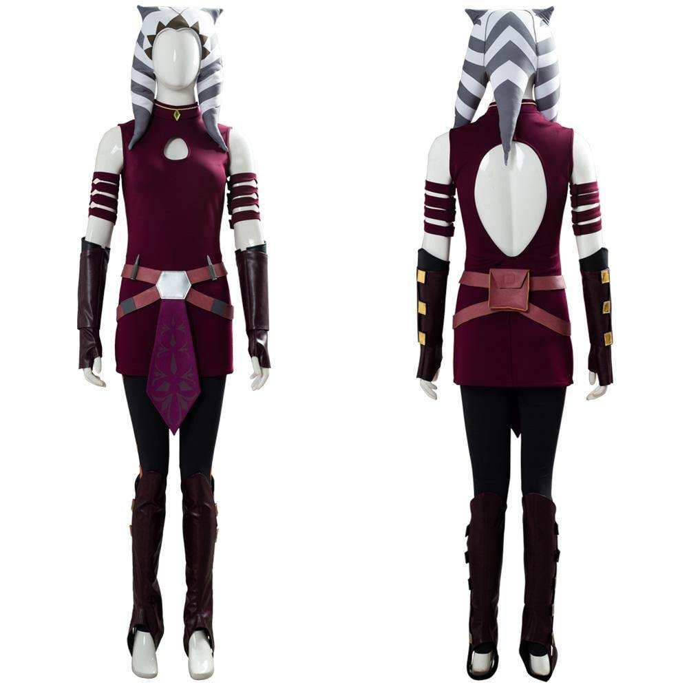 Cosplay Star Wars: The Clone Wars Ahsoka Tano Kostüm