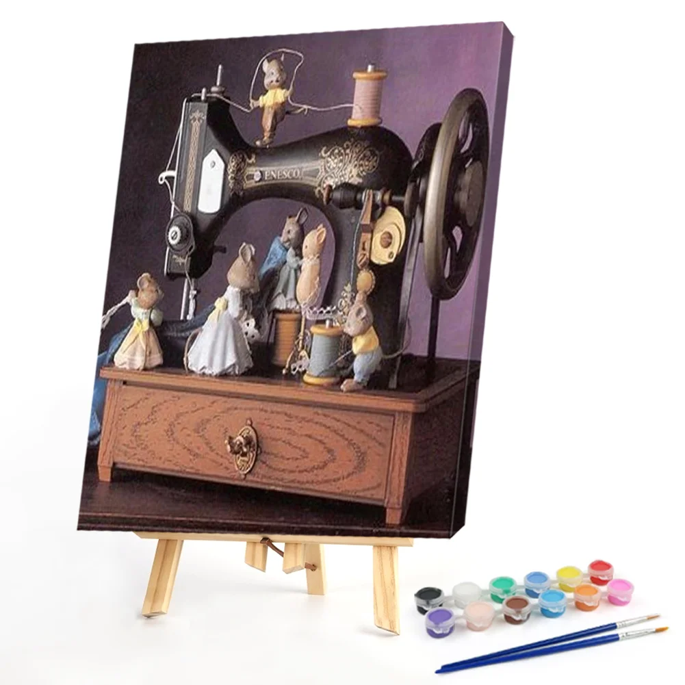 Sewing Machine - Paint By Numbers(50*40CM)