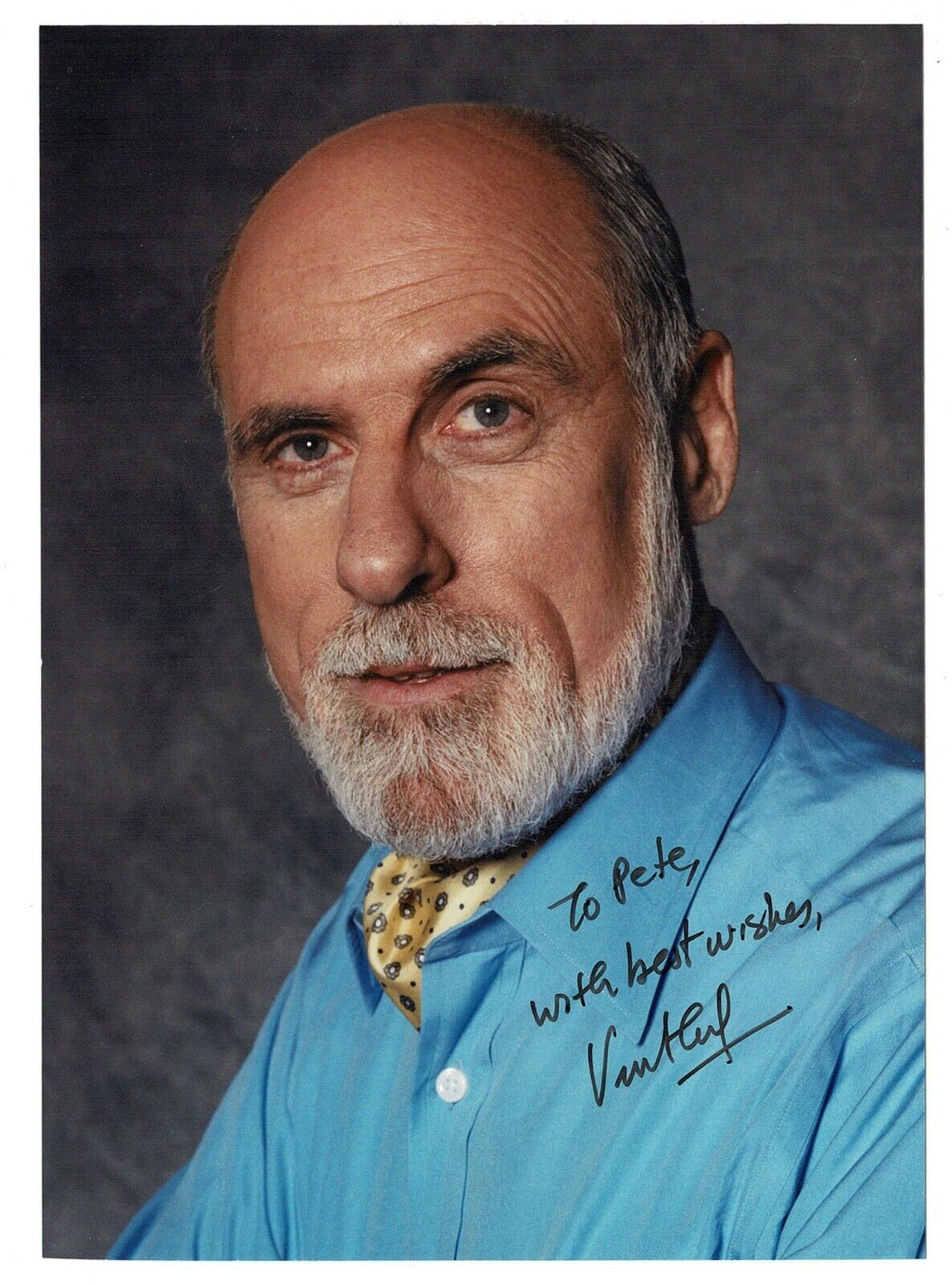 Vinton Cerf signed autographed Photo Poster painting! AMCo! 14343