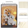 Katze Kristall Notizblock Skizzenbuch - 5d DIY Handwerk Notizbuch