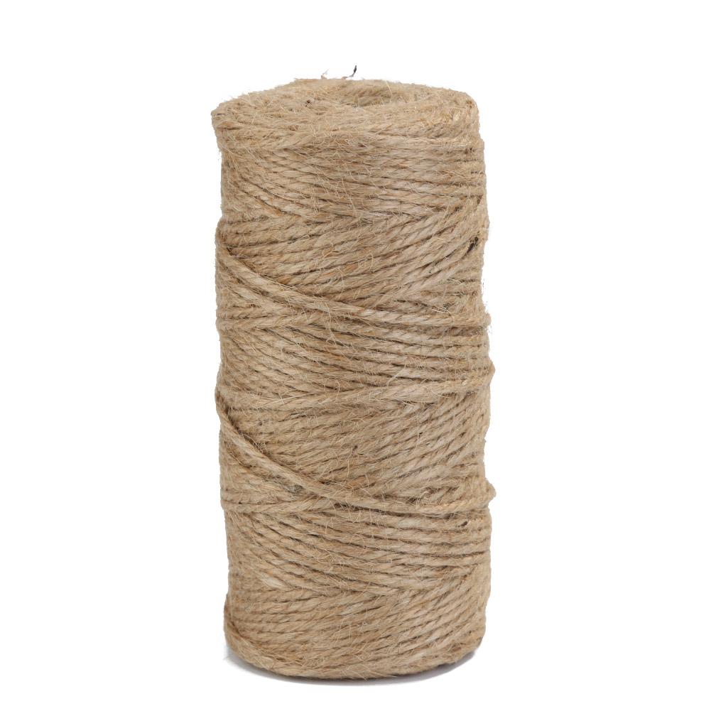 

100m/roll Natural Hemp Rope Jute Twine Burlap String Wrapping Cords Thread, 501 Original