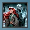 Diamond Painting -5D Full Round Drill Ariel and Voldemort(40x40cm)