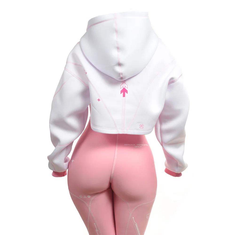 Cyberpunk Futuristic Mechanical Style Women's Sports Yoga Outfit Set