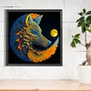 (50*50cm)Wolf - Full Round Drill Diamond Painting