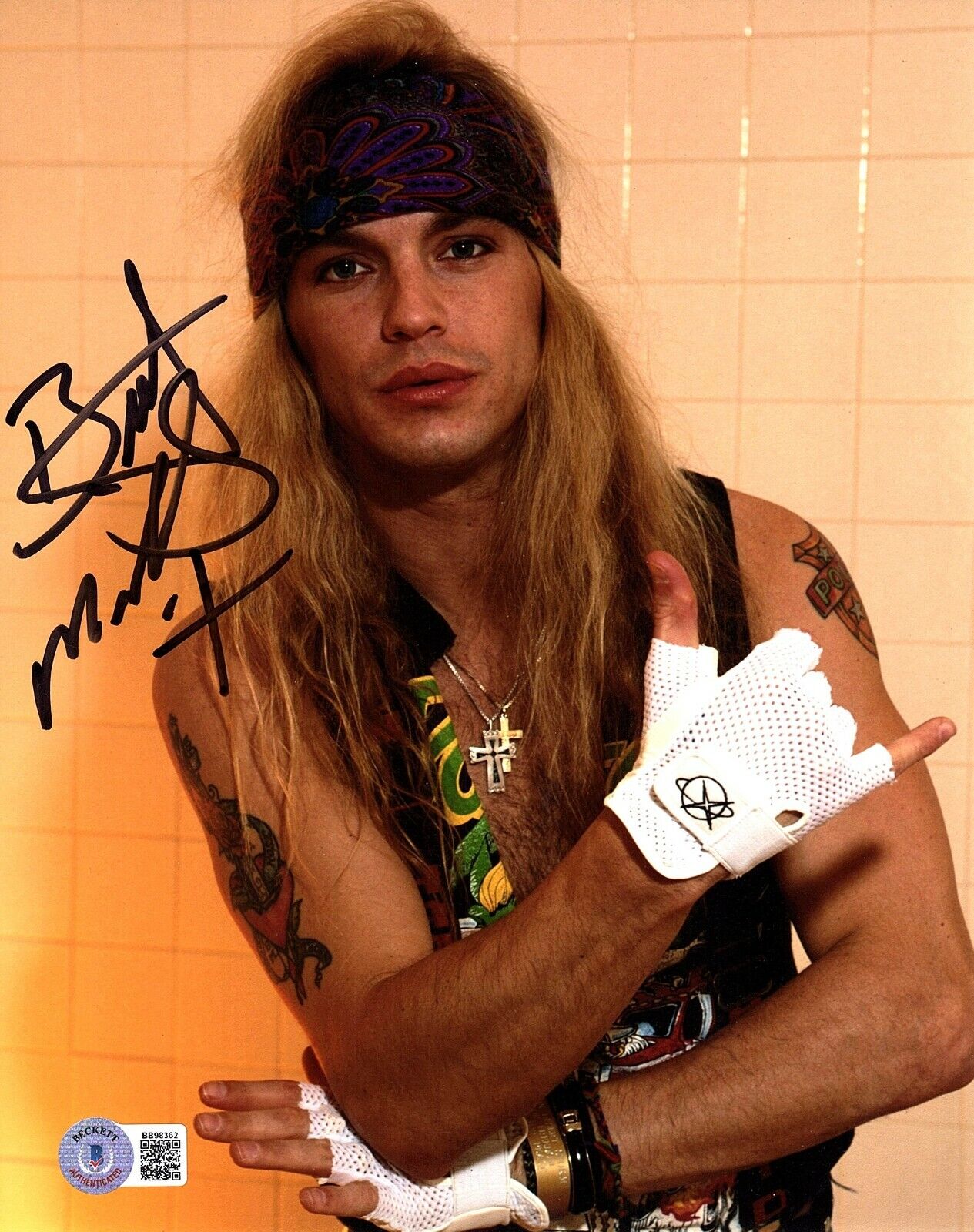 BRET MICHAELS Signed Autographed POISON