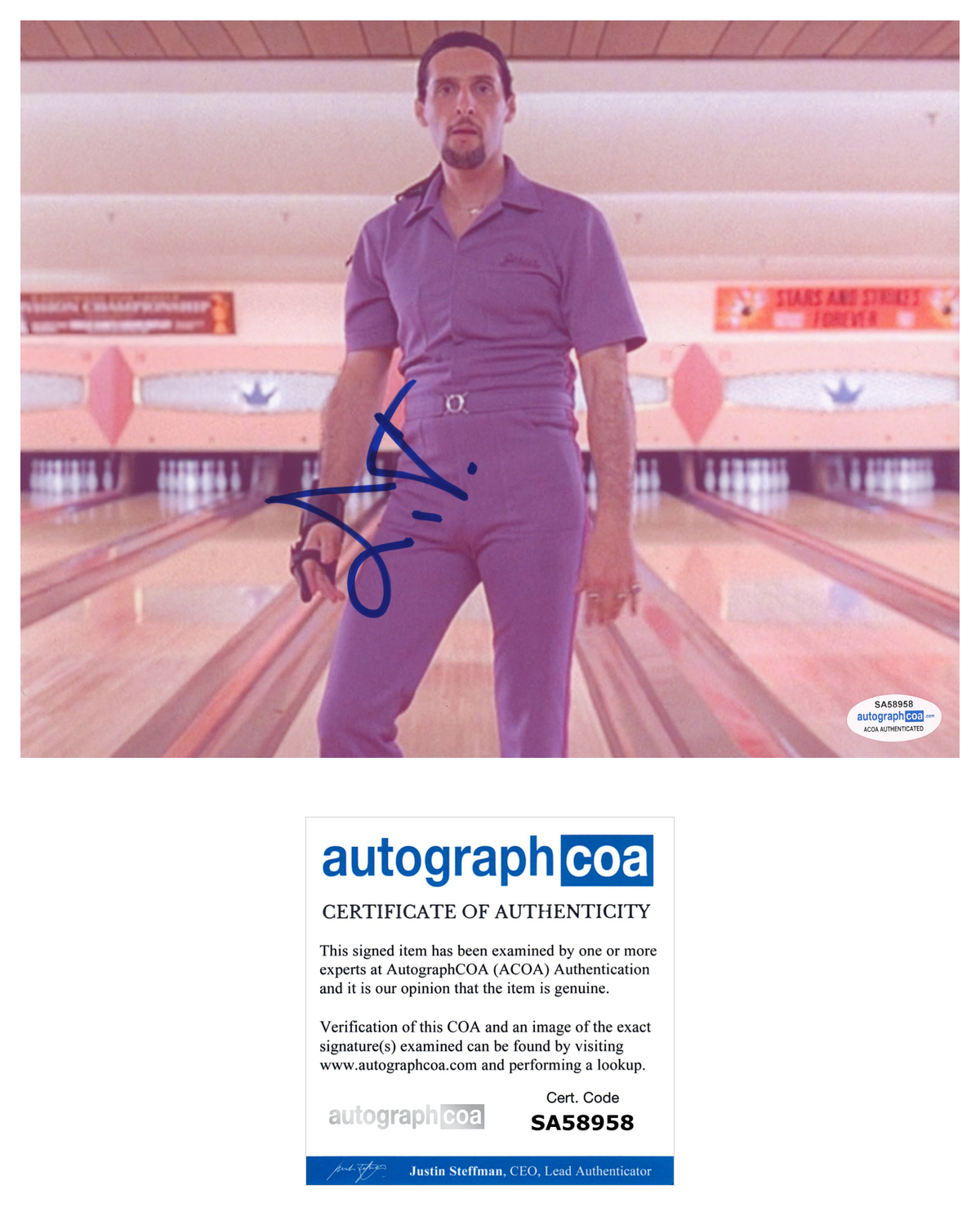 John Turturro Signed Autographed 8x10 Photo Poster painting The Big Lebowski Jesus ACOA COA