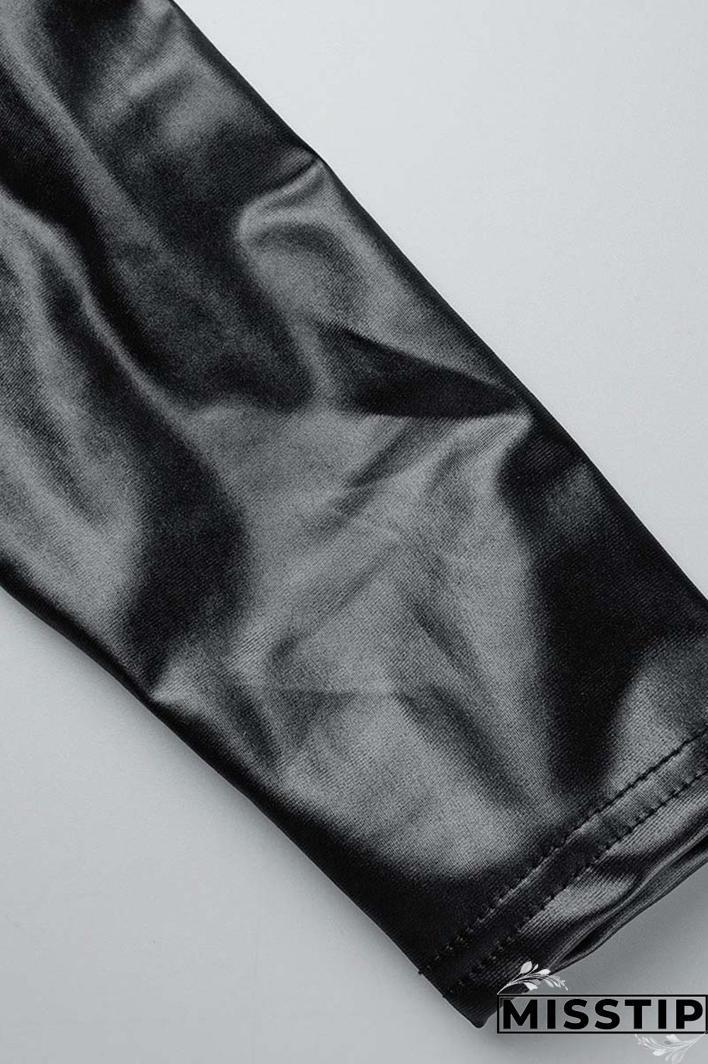 Black Casual Solid Basic O Neck Long Sleeve Dresses