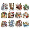 Christmas Print DIY Diamond Painting Desktop Ornaments Kit Table Decor