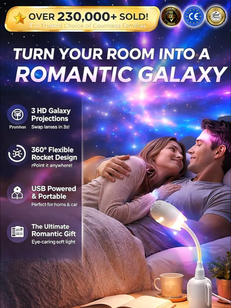 GALAXY&trade; Home & Car Star Projector | Exclusive Vegas Sphere Tech, Instant 360&deg; Panoramic Galaxy