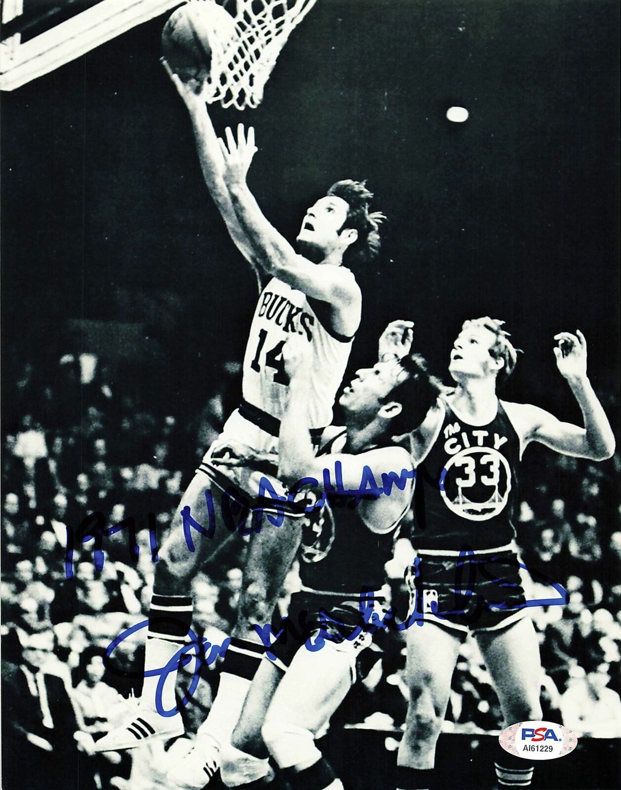 Jon McGlocklin signed 8x10 Photo Poster painting PSA/DNA Milwaukee Bucks Autographed