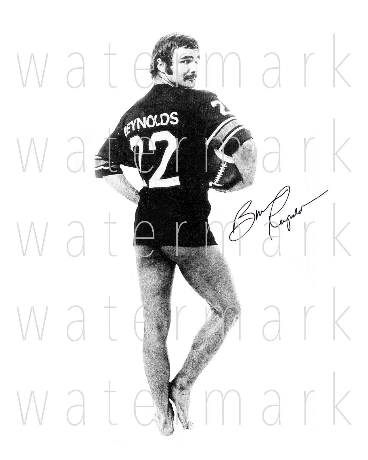 Burt Reynolds sexy hot signed 8x10 inch print Photo Poster painting picture poster autograph RP