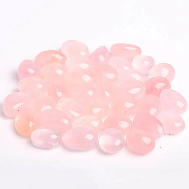  ZHIYUXI 1 lb Rose Quartz Crystal Chips Bulk Fish Tank