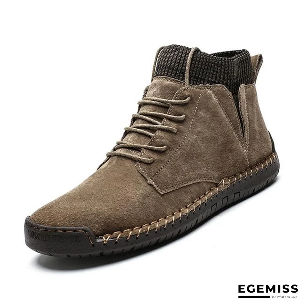 Men Casual Shoes High Top Boots Shoes Fashion Outdoor Army Travel Botas Hombre Sock Man Brithsh Sneaker | EGEMISS