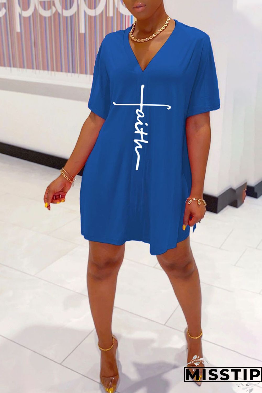 Burgundy Casual Print Patchwork V Neck Short Sleeve Two Pieces