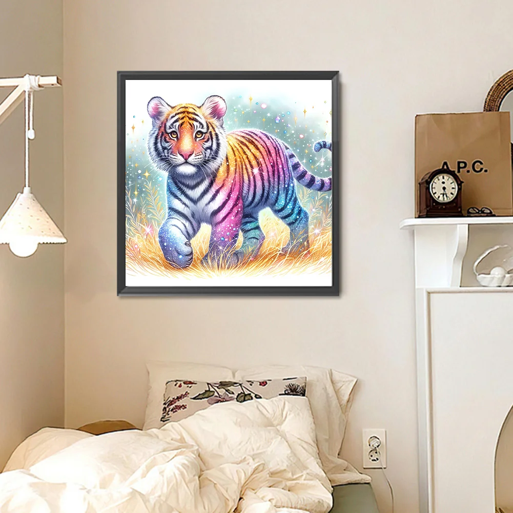 Diamond Painting - Full Round Drill - Tiger(Canvas|30*30cm)