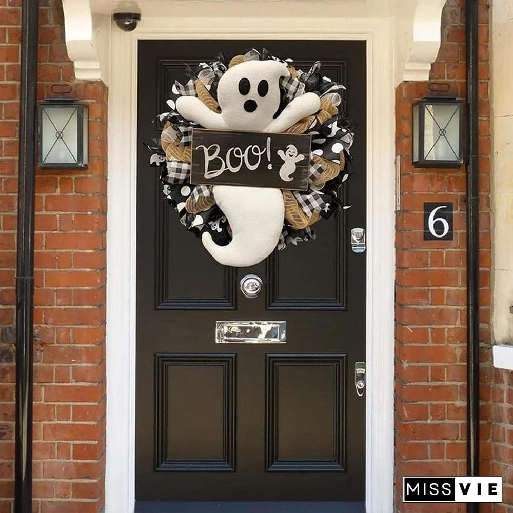 Environmentally Friendly And Non Toxic Ghost Wreath Decor