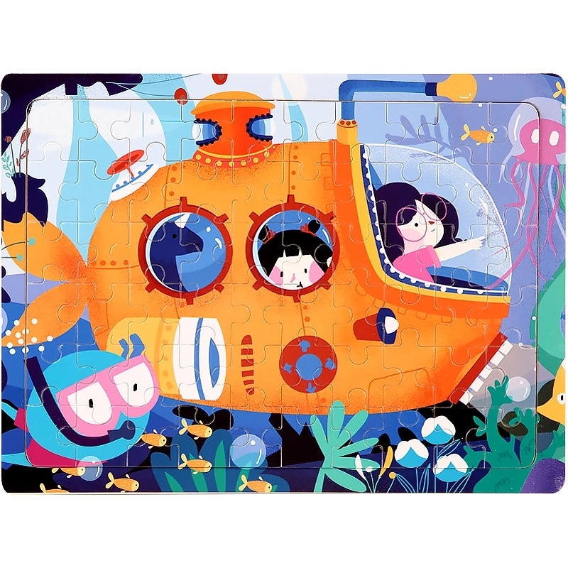 Puzzles Toddler(3-6years) Cartoon Wood Toys