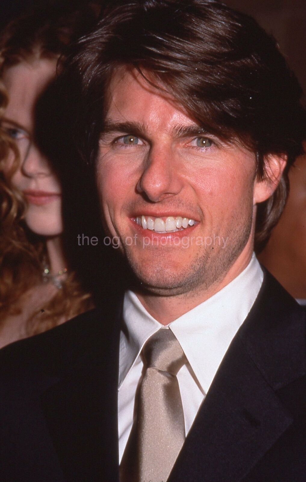 TOM CRUISE Vintage 35mm FOUND SLIDE Transparency MOVIE ACTOR Photo Poster painting 010 T 11 S