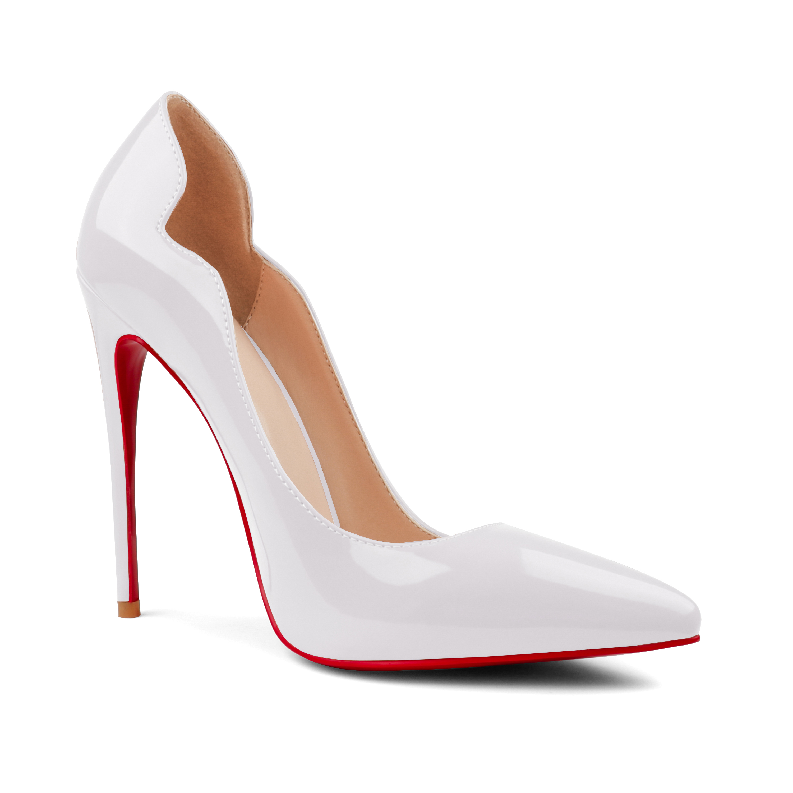 Classic Women's Red Bottom High Heels for Party Wedding Pumps-MERUMOTE