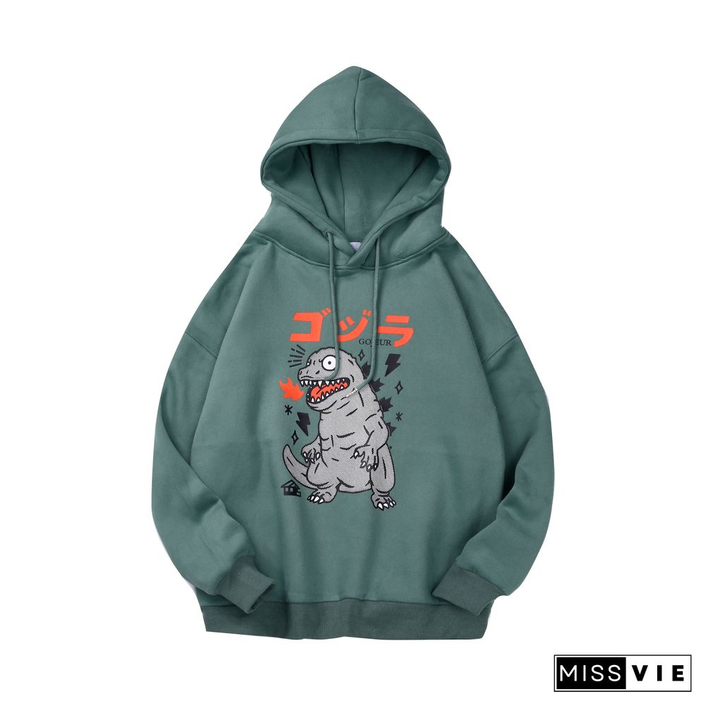 Hooded Loose Sweatshirt