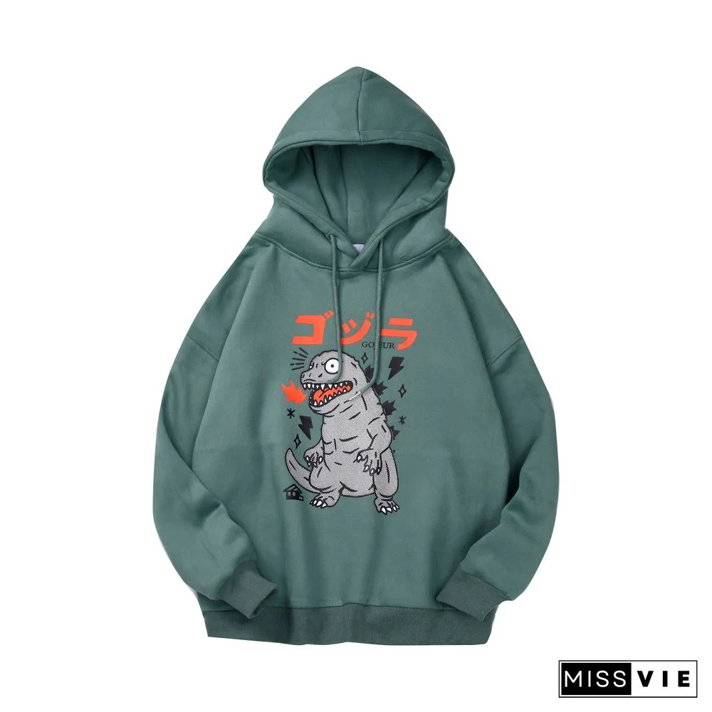 Hooded Loose Sweatshirt