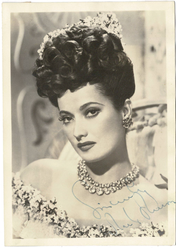 Merle Oberon secretarially signed autographed Photo Poster painting! 2560