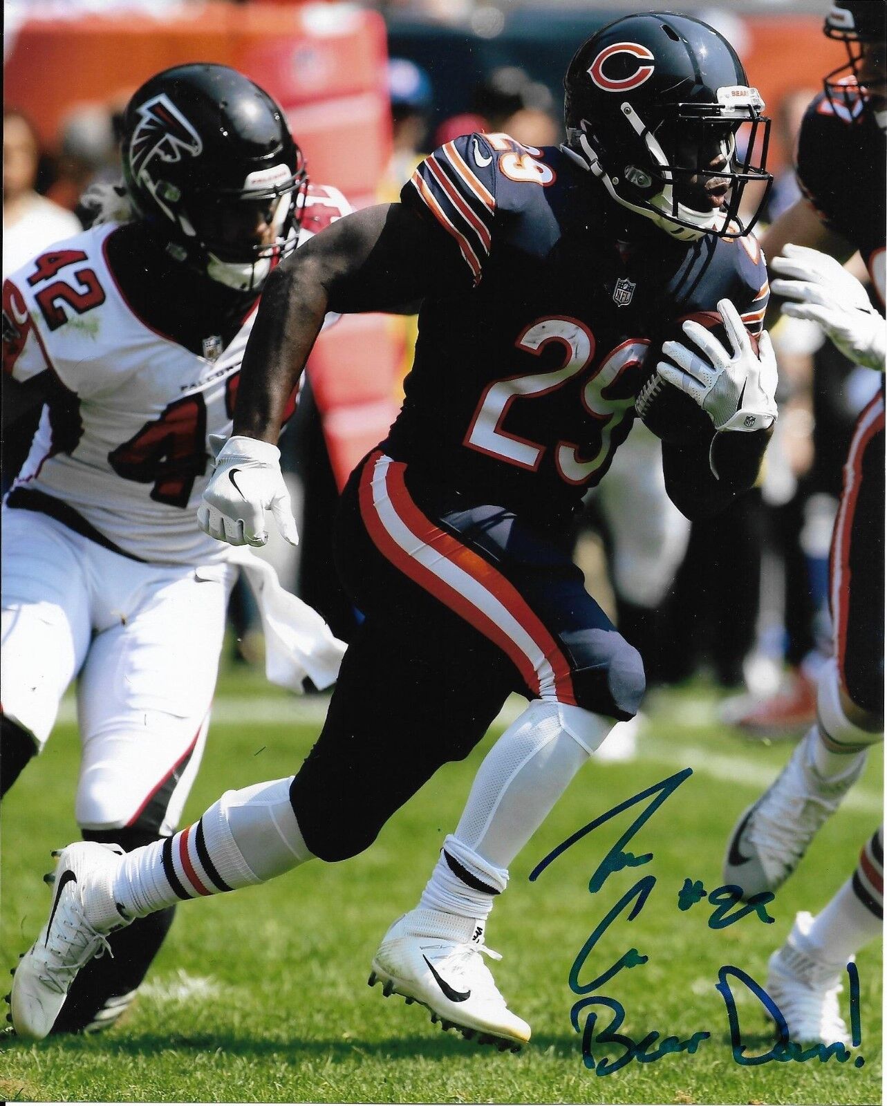 TARIK COHEN signed autographed CHICAGO BEARS 8X10 Photo Poster painting w/COA PROOF RARE