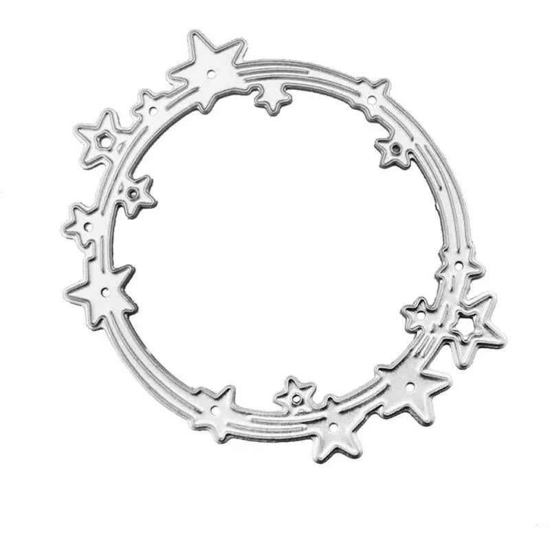 3d Spot Coil Circle Ring Cutting Dies Cake Decoration Metal Mold Scrapbook Embossing Paper Craft Knife Mould Stencil Stamps Dies