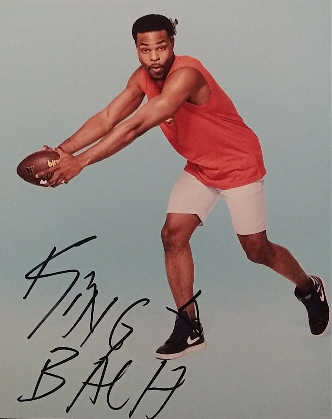 King Bach signed 8 x 10