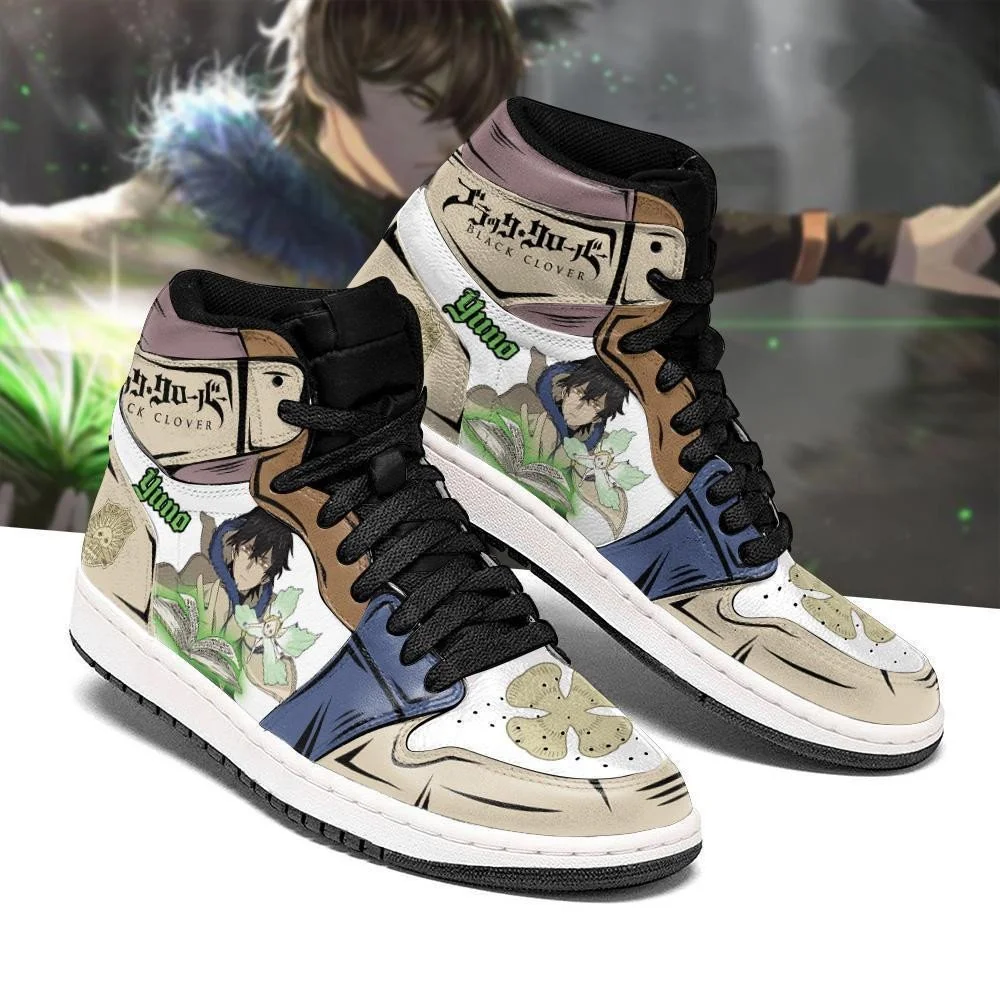 Kingofallstore - Grimore Yuno Sneakers Black Clover Anime Shoes
