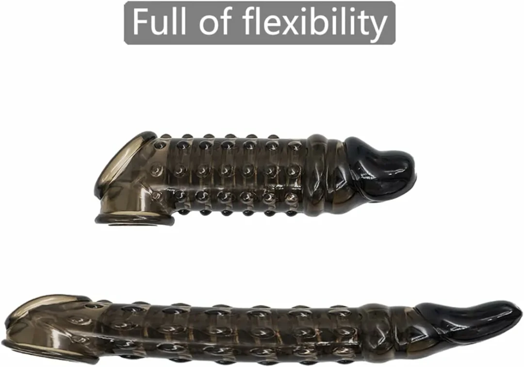 Generic Reusable Cock Rings Penis Delay Ejaculation Penis Sleeve Silicone Glans Cover